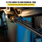 13pc Inner Tie Rod Removal Installation Tool Set With 12 Sae   Metric Adaptors