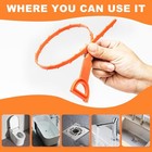 10 X Drain Hair Catcher 20 Inch Drain Snake Shower Drain Hair Trap Clog Remover