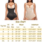 Women Full Body Waist Trainer Shaper Underbust Corset Cincher Shapewear-bodysuit
