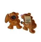 Vintage Teddy Bear Musician With Googly Eyes Plastic Magnets 2