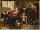 Oil Painting Dutch Family Scene Signed Jan Josef Horemans The Younger  flemish  