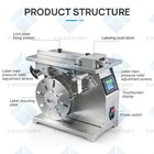Automatic Sealing And Labeling Machine 90 Degree Right Angle Labeling Machine