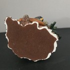 Robin Resin Bird Figurine With Nest And Eggs Decorative Collectible