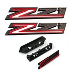  set Of 3  2019-2026 Oem 2pack Side Decals Emblems   Grille 2 Black Red grille