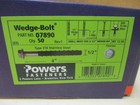 Powers 07890 Wedge Bolt 1 2  X 4  Screw Concreate Anchors Hex 316 Stainless  50 