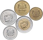 Morocco  Coins Set  6  5 Coins  Aunc-unc  2011