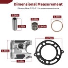 2014-2024 For Kawasaki Kx85 Kx 85 Top End Rebuild Kit Piston   Bearing W  Gasket