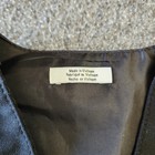 Boys Formal Black Dress Vest Ring Bearer Wedding Button Front Size Small