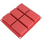 Freshware Sp-100rd 6-cavity Rectangle Premium Silicone And Resin Mold  Soap Bar
