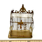 Kummerow Dollhouse Miniature Brass Birdcage 1 12 As-is Damaged Repair Parts
