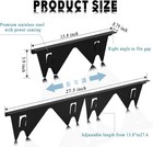 Stainless Steel Stove Gap Covers  1 Pack  Easy Retractable Length 13 8  To   