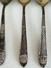 Vintage Set Of 6 Silver 900 Bogota Colombia Souvenir Spoons 75 Grams