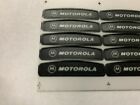 New Oem Motorola Xts5000 Xts3000 Rear Name Plate Housing Label Sticker Qty-1
