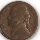 1943 D Jefferson 35  Silver War Nickel Very Good Vg Free Post Tracking 
