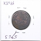 1797 1 Over 1 1 2c Liberty Cap Half Cent In Ag Condition  5763