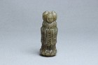 Chinese Antique Old Hetian Jade Hand-carved Three Buddhas Statues Pendant