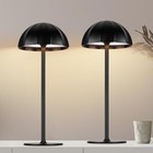2 Pack Cordless Table Lamps Rechargeable  4000mah Wireless Table Lamps  Black-2
