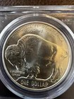 2001-p  Pcgs American Buffalo Silver Commemorative Dollar Pf69dcam Black Diamond