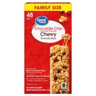 Great Value Chocolate Chip Chewy Granola Bars  Family Size  0 84 Oz