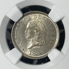 1888 Colombia 5 Centavos Ngc Ms63 Lot g1525 Choice Unc 