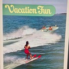 Vacation Fun Water Ski Vintage 60 s 70 s Poster 25 5x37 25 Original Nm B b Div 