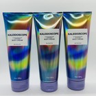 Discontinued  3-pack Bath   Body Works Kaleidoscope Ultra Shea Body Cream 8oz