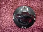 Three  3  Antique Vintage Electric Stove Range Knobs Black Rare L  k