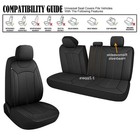 Leather Car Seat Covers For Honda Full Set 5-seats Front Rear Cushion Protectors
