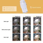 Reading Light  28 Leds Rechargeable Clip On Lamp  3 Color X 3 Brightness Clip   
