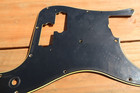  72 79 Fender Precision 3 Ply Pickguard Bass Black Guard 73 78 Usa Vintage Ri
