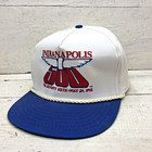 Vintage 1992 Indianapolis 500 Indy Stock Car Racing Hat Cap One Size White