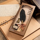 Quill Pen And Ink Set Retro Dip Ink Pen Set Vintage Calligraphy Wri Yvhg