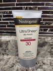 2-pack Neutrogena Ultra Sheer Dry-touch Spf 30 Sunscreen Lotion 5  Oz Exp12 2026