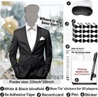Pin The Bow Tie On The Groom Game  30 Guests Bridal Shower Bachelorette Party Fa