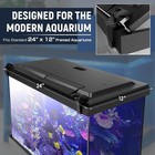 Led Aquarium Hood  Fish Tank Cover With Adjustable-brightness Colored Light Tube