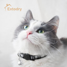 6 Pack Classic Plaid Cat Collars With Bells - Breakaway Kitten Collar And Adjust