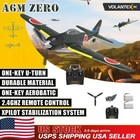 Us 4ch Volantex 2 4g Airplane A6m Zero Rc Plane Remote Control Stunt Rtf Fighter