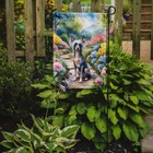 Chinese Crested Spring Path Flag Garden Size Dac6598gf