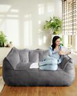    giant Bean Bag Chair Sofa With Foam Filled Large Oversized Two-seater Bean Bag 