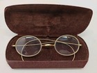 Antique C1900s Gold-filled Wire Rim Oval Eyeglasses With Original Case