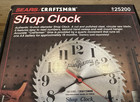 Sears Roebuck   Co Vintage Wall Clock With Saw Blade Shop Craftsman 925200