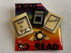 Vtg Book Pins By Lucinda Brooch Lot House Artisan Safety Lock Clasps