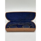 Antique Civil War Era Wire Rim Reading Glasses With Original Case