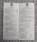 Vintage The Plaza Hotel Nyc Palm Court Breakfast Menu Art - Stained Glass 
