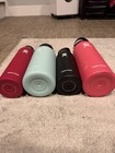 Hydroflask 40 32 24 18 Oz 4 Water Steel Bottles Aloha Aku Mai Hawaii Red Black