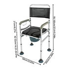 Bath Shower Chair For Elderly   Disability Toilet Seat Rolling Commode Chairs