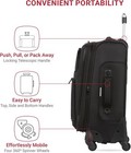 Softside Expandable Luggage  Black  Carry-on 21-inch