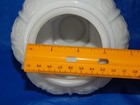 Vintage Milk Glass Art Deco Style Embossed Light Shade Victorian