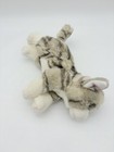 Animal Alley Gray Cat Plush Striped Kitten Blue Eyes Stuffed Vtg Toys R Us 11 