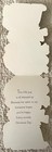 Unused Christmas Dog Puppy Santa Hat Gray Black Vtg Greeting Card 1960s Hallmark